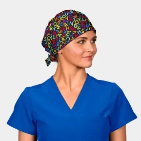 ABCs and 123s - Pixie Surgical Scrub Cap