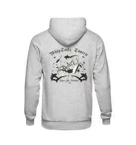 Adult Heather Gray Hoodie WhipTails Tavern