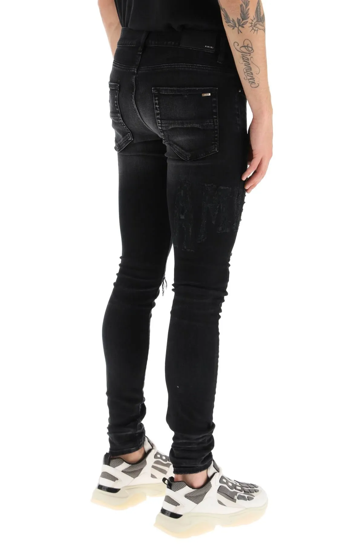 Amiri 'distressed Logo' Jeans (Size - 30)