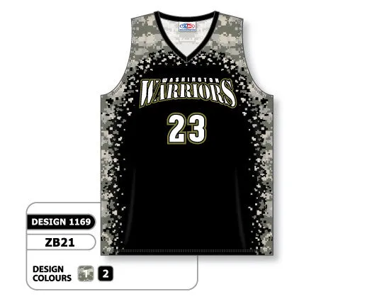 Athletic Knit Custom Sublimated Basketball Jersey Design 1169