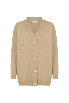 Audrey Oversized Cardigan In Cream