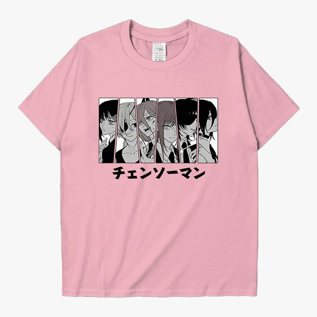 benpaolv Chainsaw Man Manga Girl Characters Art T-Shirt