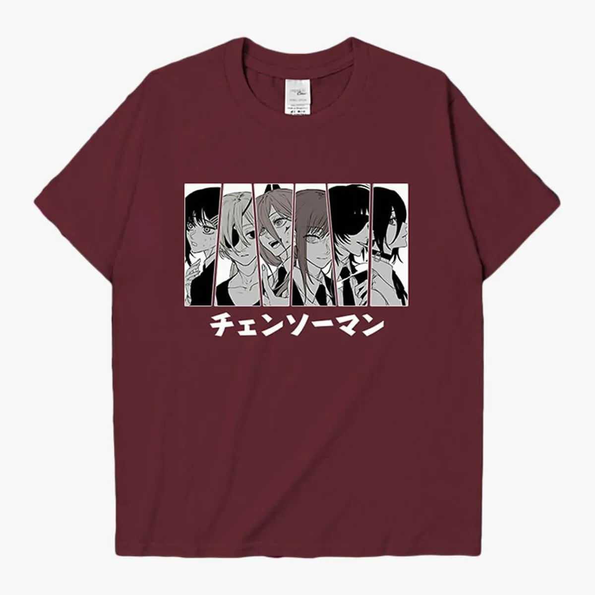 benpaolv Chainsaw Man Manga Girl Characters Art T-Shirt