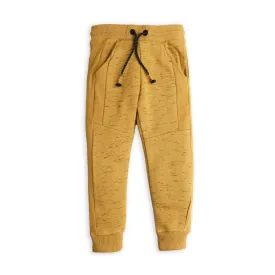 BOY'S FLEECE MUSTARD PATCHY JOGGER