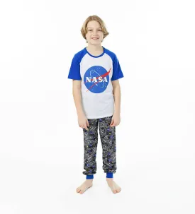 Boys Glow In The Dark NASA 2-Piece Pajama Sleep Pants Set