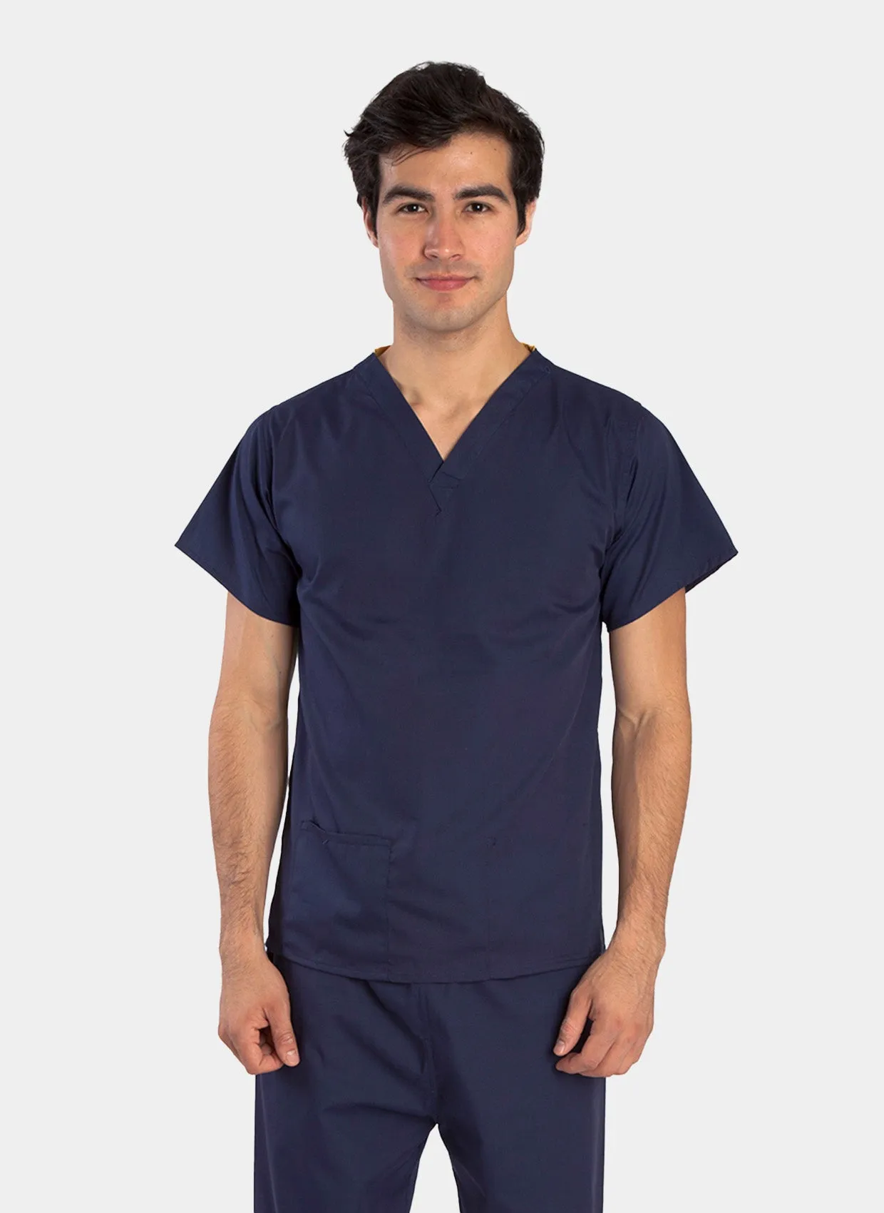 Budget Scrub Top - Navy