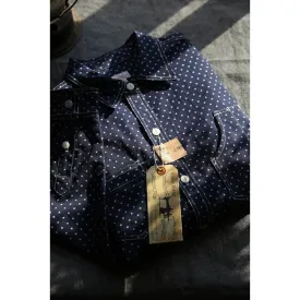 Casual 10oz Wabash Work Shirt - Indigo Vintage Style Men's Shirt