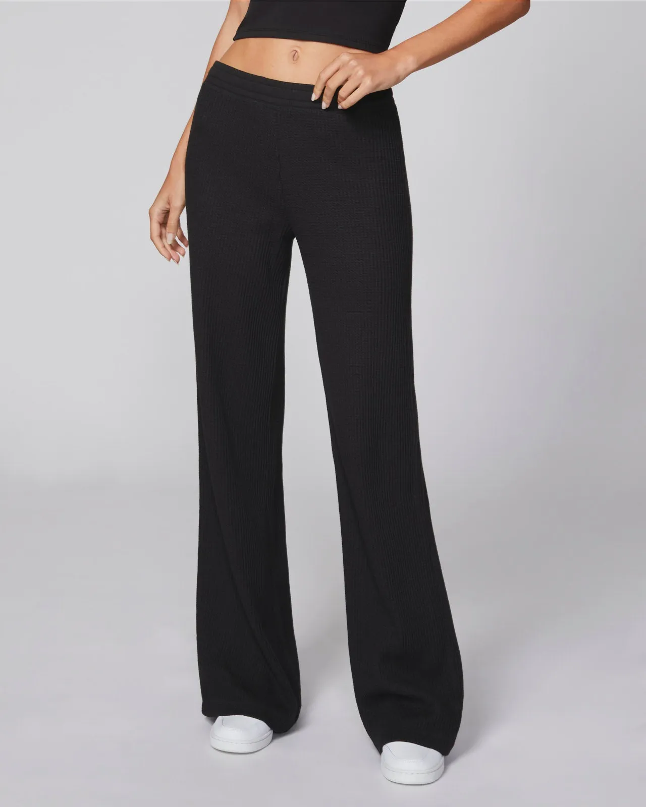 Chunky Thermal Wide Leg Pant