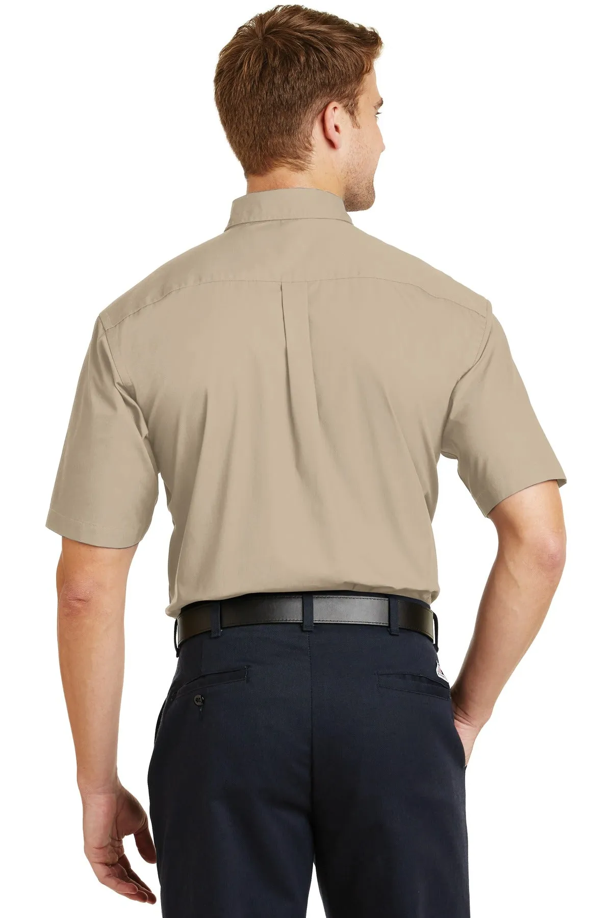 CornerStone Men's Short Sleeve SuperPro Twill Shirt. SP18