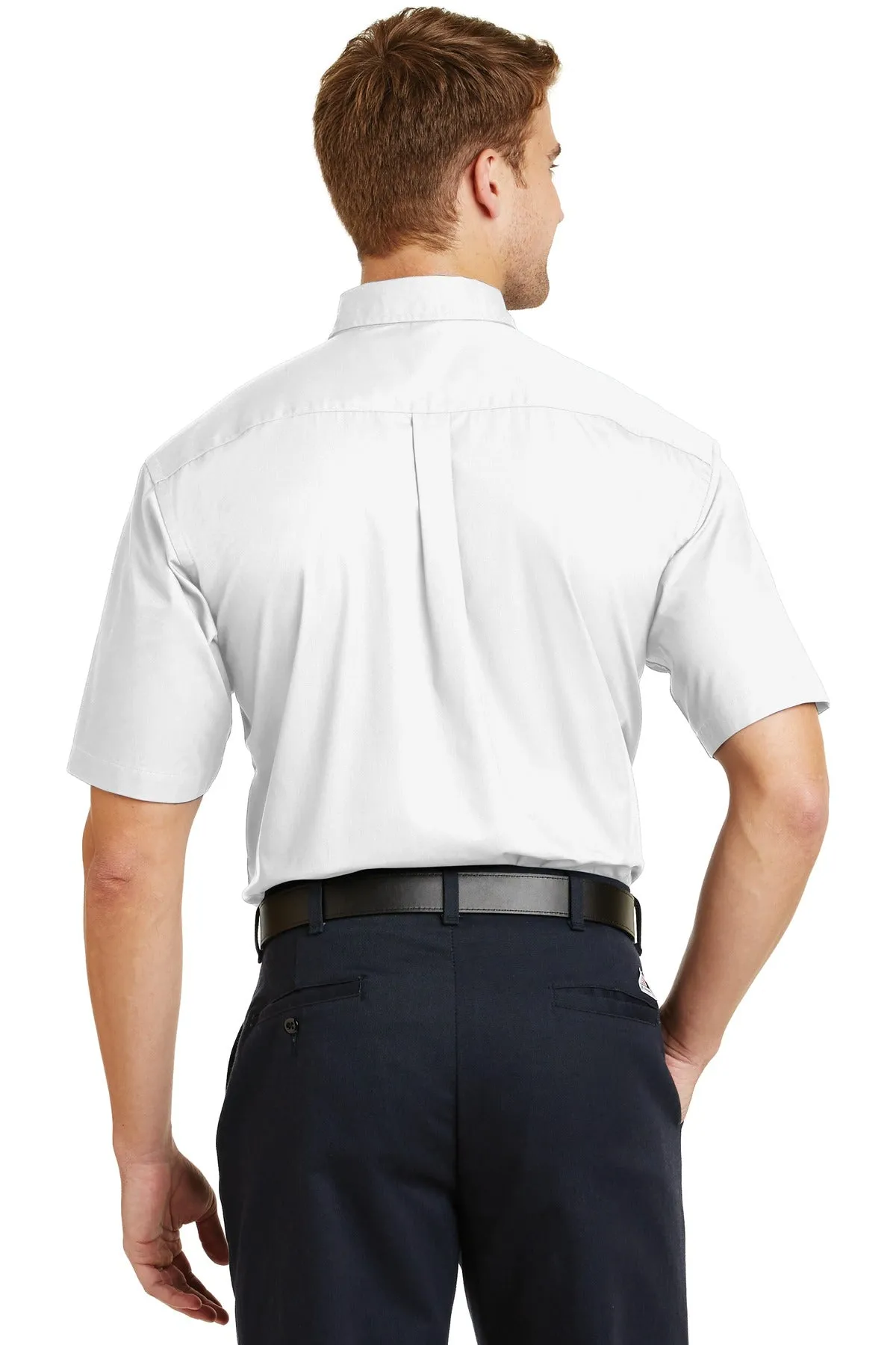 CornerStone Men's Short Sleeve SuperPro Twill Shirt. SP18