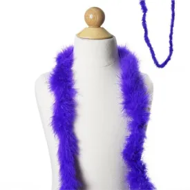 Deluxe Marabou Ostrich Feather Boa-Purple-2 Yards