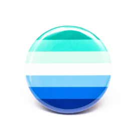 Gay men pride flag button