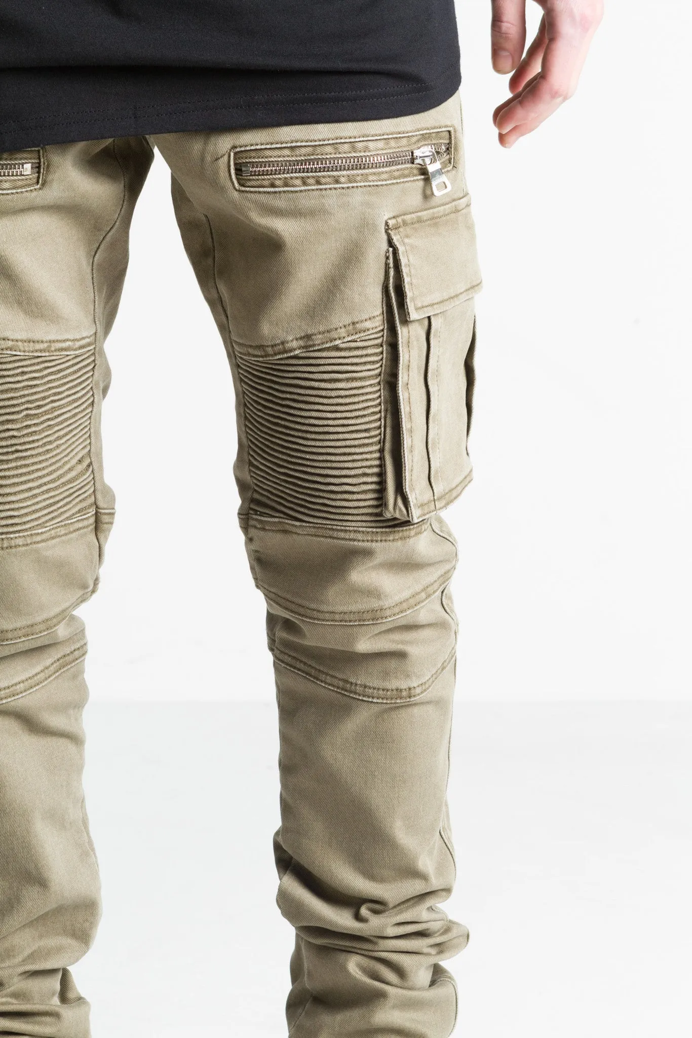 Ghost Cargo Biker Denim (Olive)