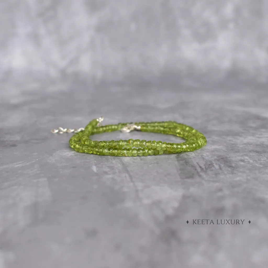 Luxe Line - Peridot necklace