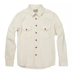 Men's Vintage Button Up Cotton Shirt with Long Sleeves