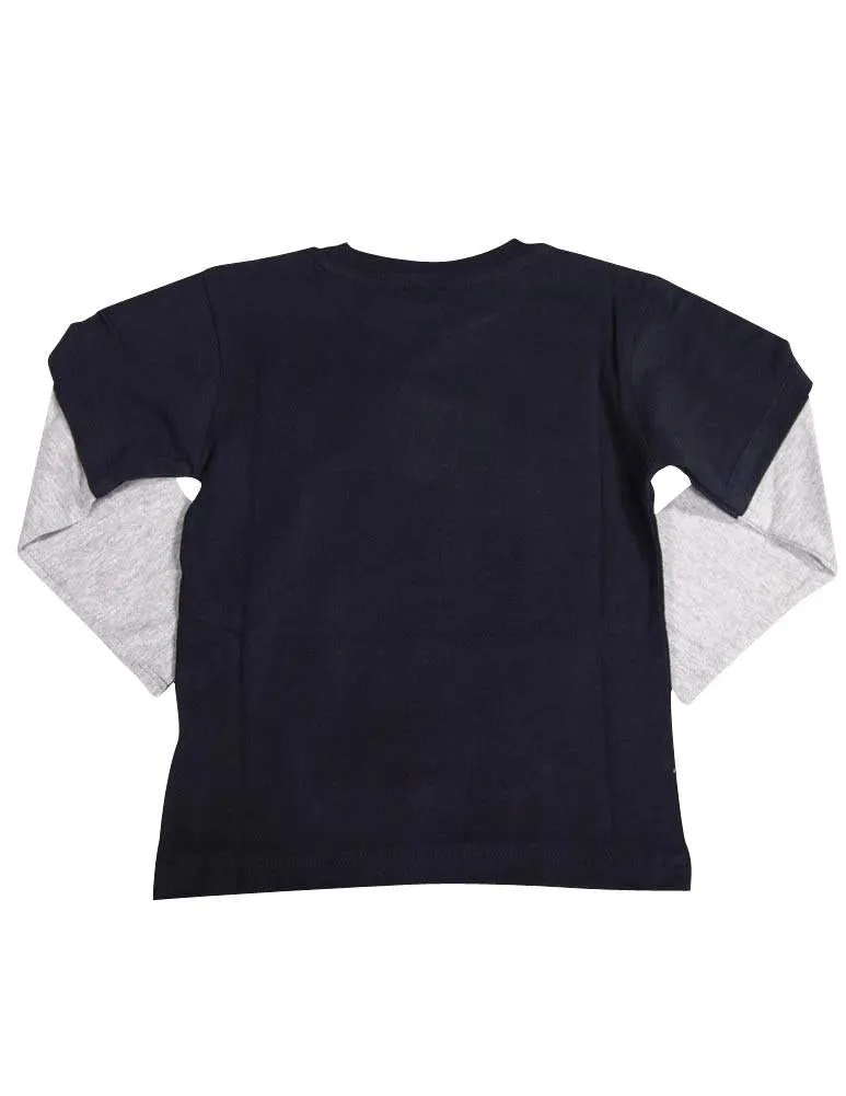 Mish Toddler & Little Boys Long Sleeve Graphic Tee Shirt Top Many Colors SZ 2-7