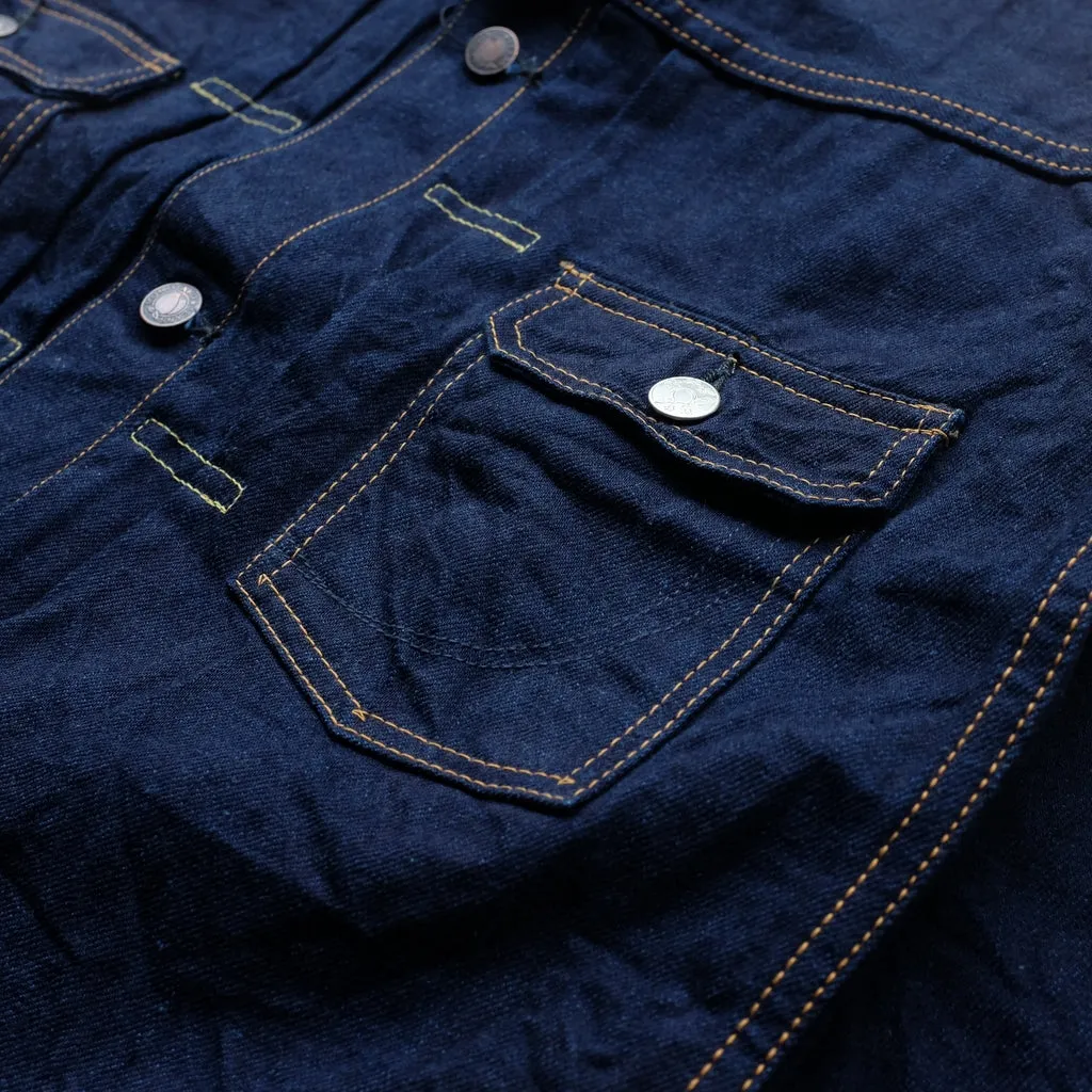 Momotaro Natural Indigo Weft 2nd Type Selvedge Jacket