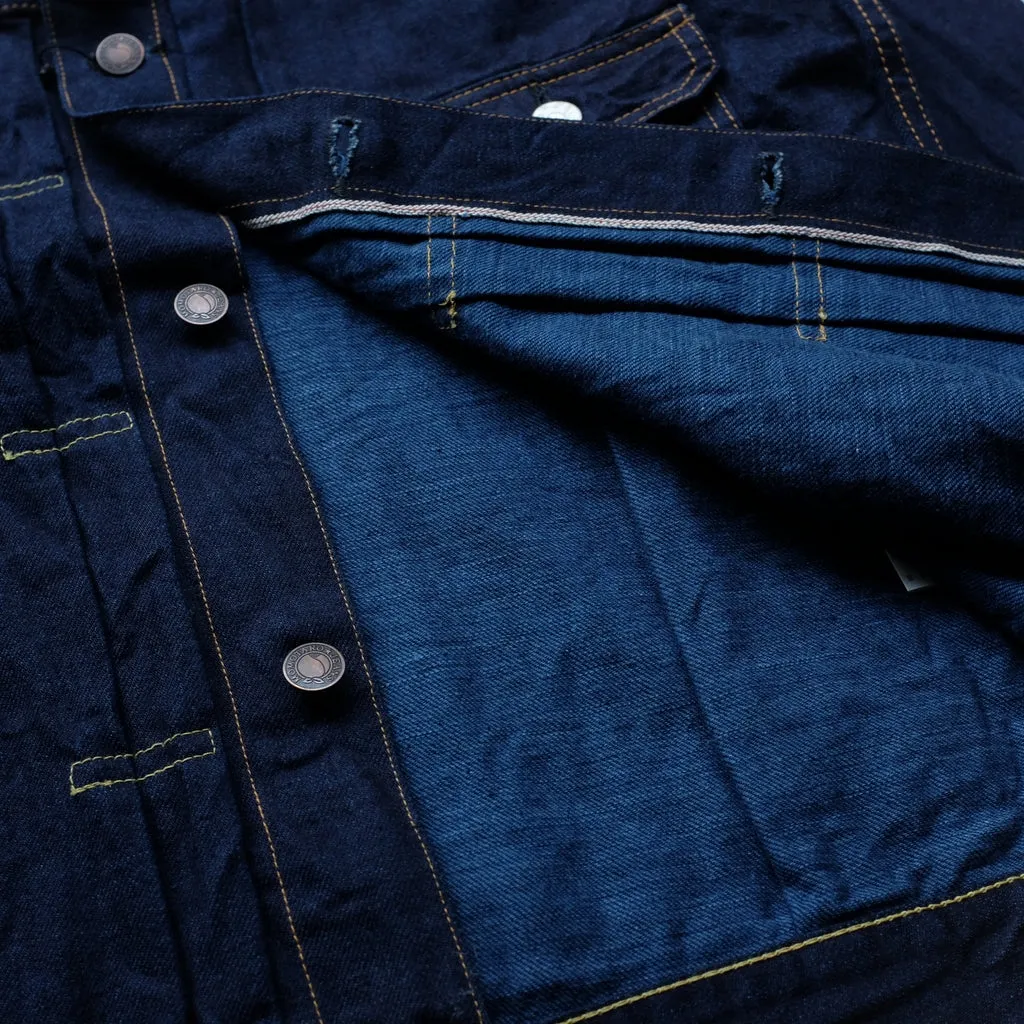 Momotaro Natural Indigo Weft 2nd Type Selvedge Jacket