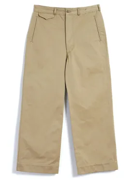 OFFICER CHINO | Wide Fit Chino Pants | Khaki