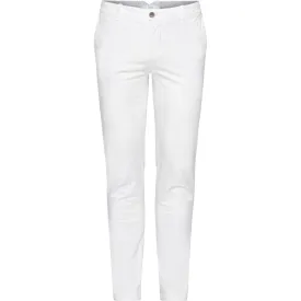 Pio Cotton Stretch Chino - WHT White