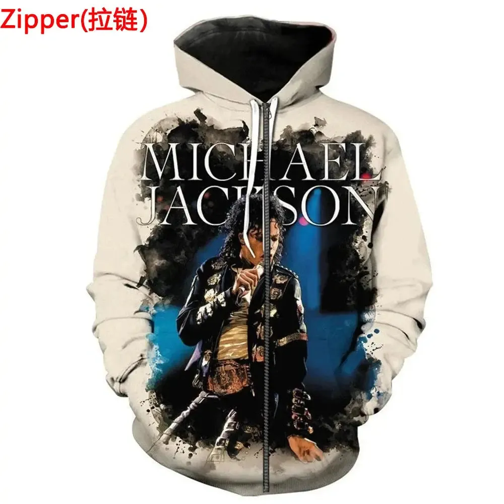 PLstar Cosmos PopStar King Singer Michael Jackson Hiphop NewFashion Pullover Unisex 3DPrint Zipper/Hoodies/Sweatshirts/Jacket 12