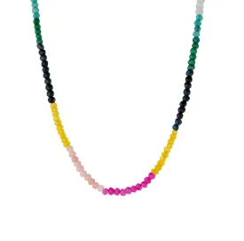 Rainbow Beaded Necklace