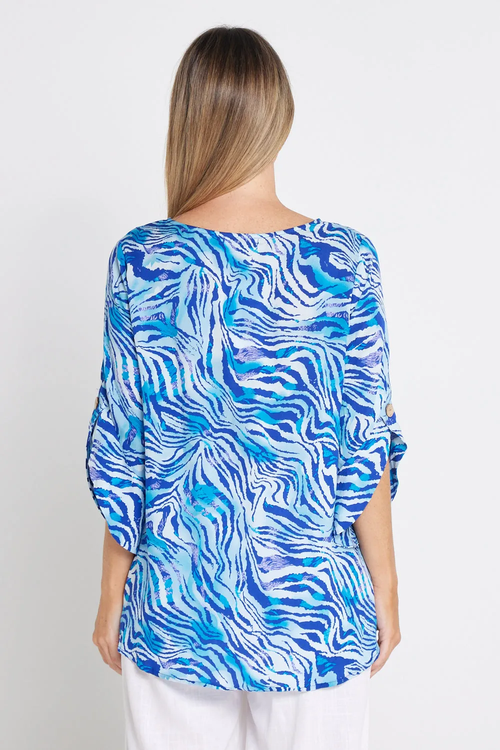 Raven Top - Royal Zebra