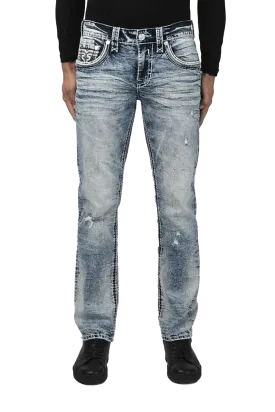 Rock Revival Men's River A202r Alt Straight Jeans