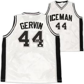 San Antonio Spurs George Gervin Autographed White Jersey JSA Stock #215714