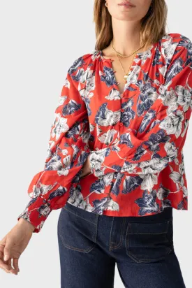 Sanctuary Garden Button Front Blouse