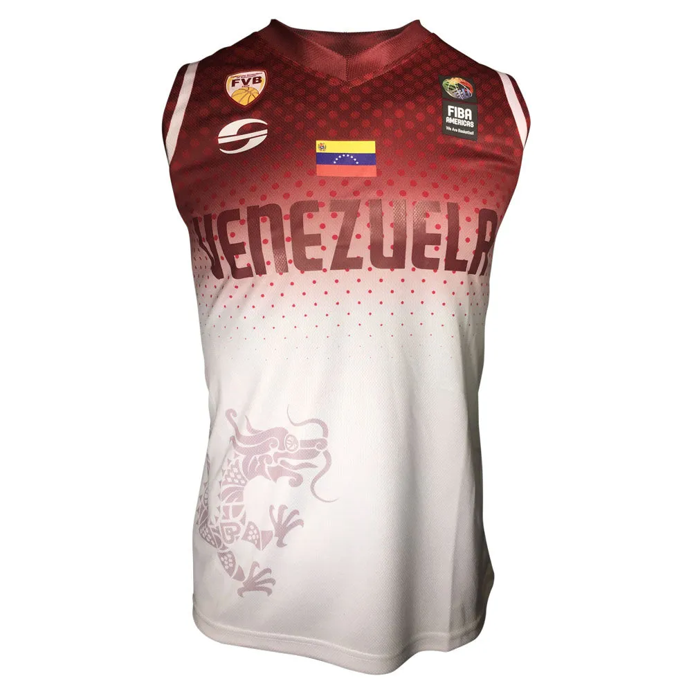 Skyros Camiseta de Basketball de Venezuela Mundial China 2019 para hombres