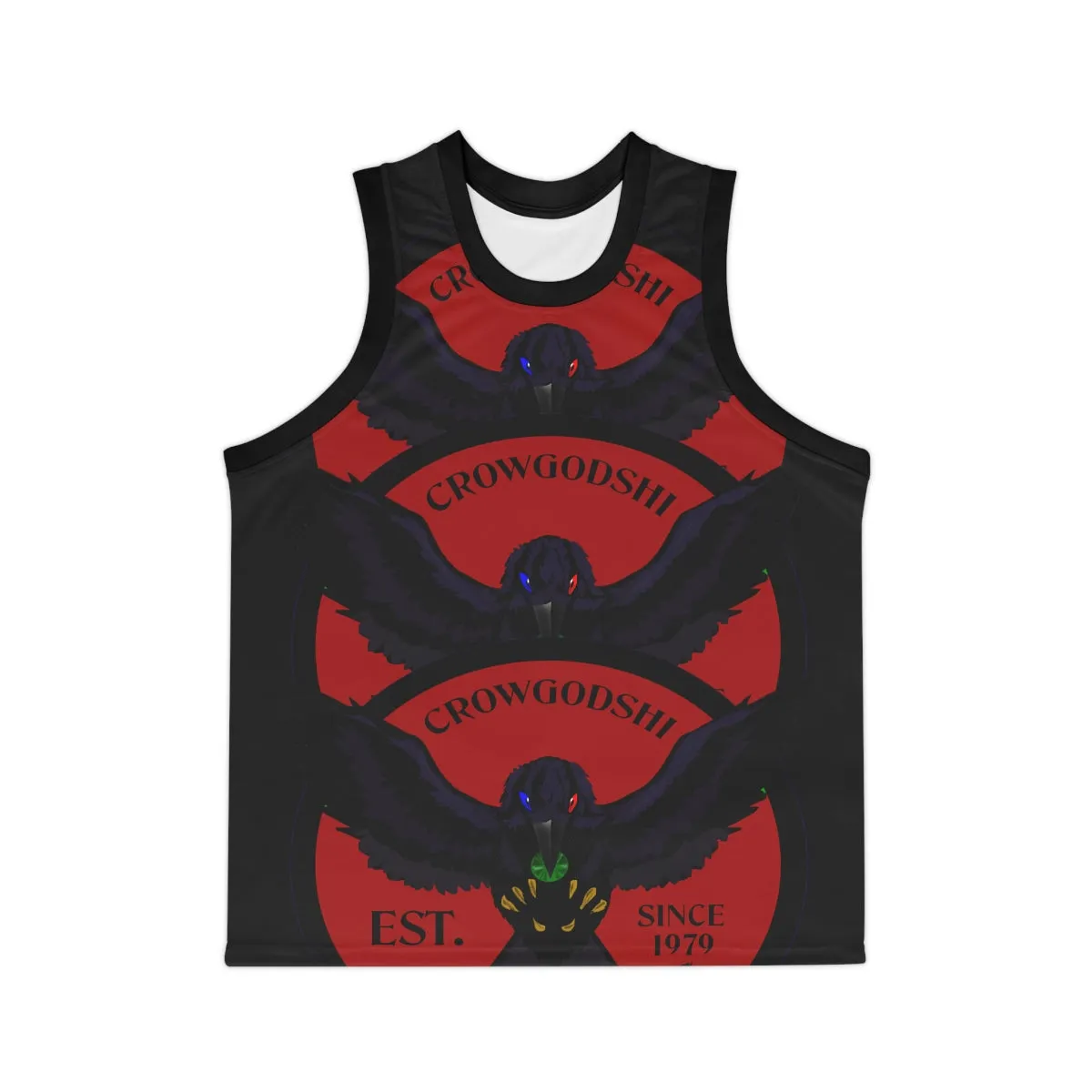 Special Edition Crowgodshi Designer Basketball Jersey, BURGUNDY LOGO