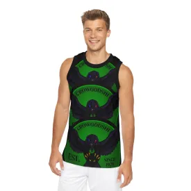 Special Edition Crowgodshi Designer Basketball Jersey, GREEN LOGO