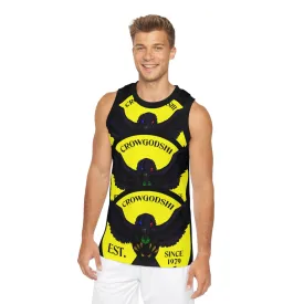 Special Edition Crowgodshi Designer Basketball Jersey, YELLOW LOGO