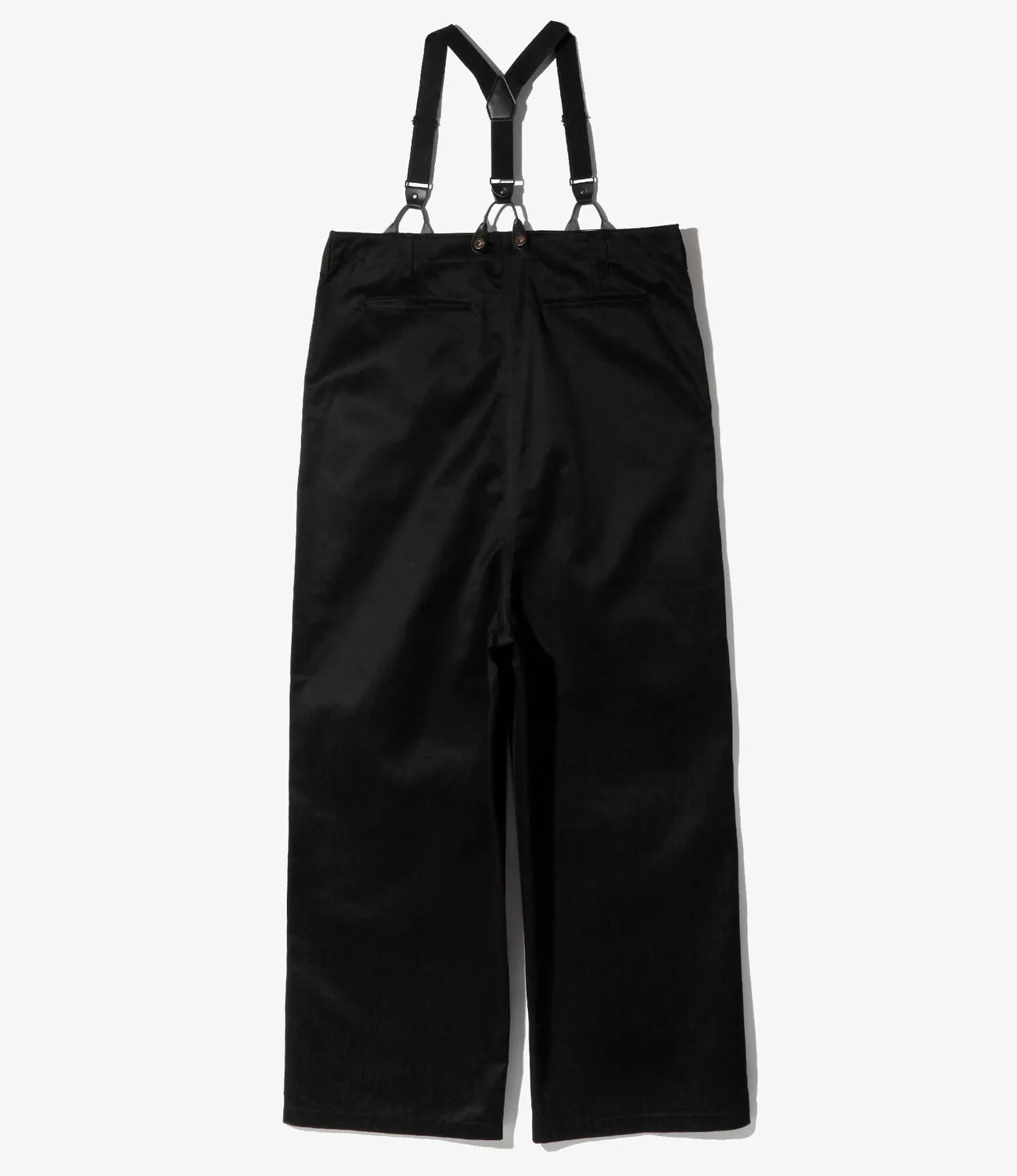 Suspender Pants – Black Chino Cloth