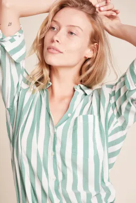 Trovata - Blake Oversized Shirt in Arbor Stripe