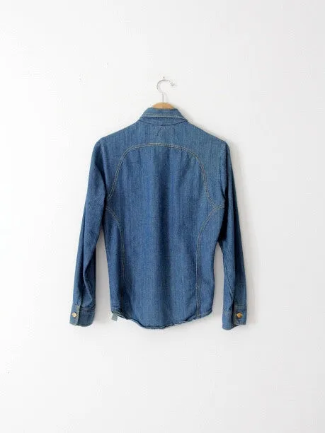 vintage 70s Pierre Cardin Relax denim shirt