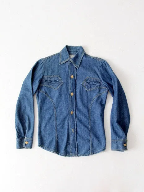 vintage 70s Pierre Cardin Relax denim shirt