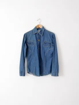 vintage 70s Pierre Cardin Relax denim shirt